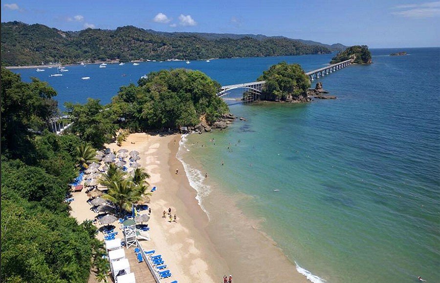 Samana town beach - 7 minutes away from our small Hotel.